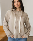 Rayna Embroidered Zip Up Jacket