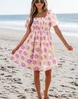 Alessandra Pleated Flared Midi Dress