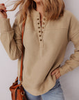 Elina French Grommet Detail Sweatshirt