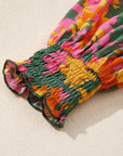 Anna Smocked Ruffled Mini Dress