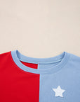 Simone Flag Vintage Oversized Pullover