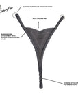 ExionPro Soft Leather Bib Running Martingale Attachment
