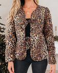 Mara Quilted Tie Front Jacket