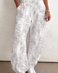Camo Baggy Drawstring Jogger Sweatpants