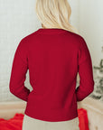 Melanie Graphic Christmas Holiday Sweater