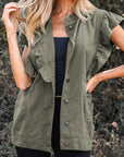Abigail Bay Ruffled Patchwork Jacket