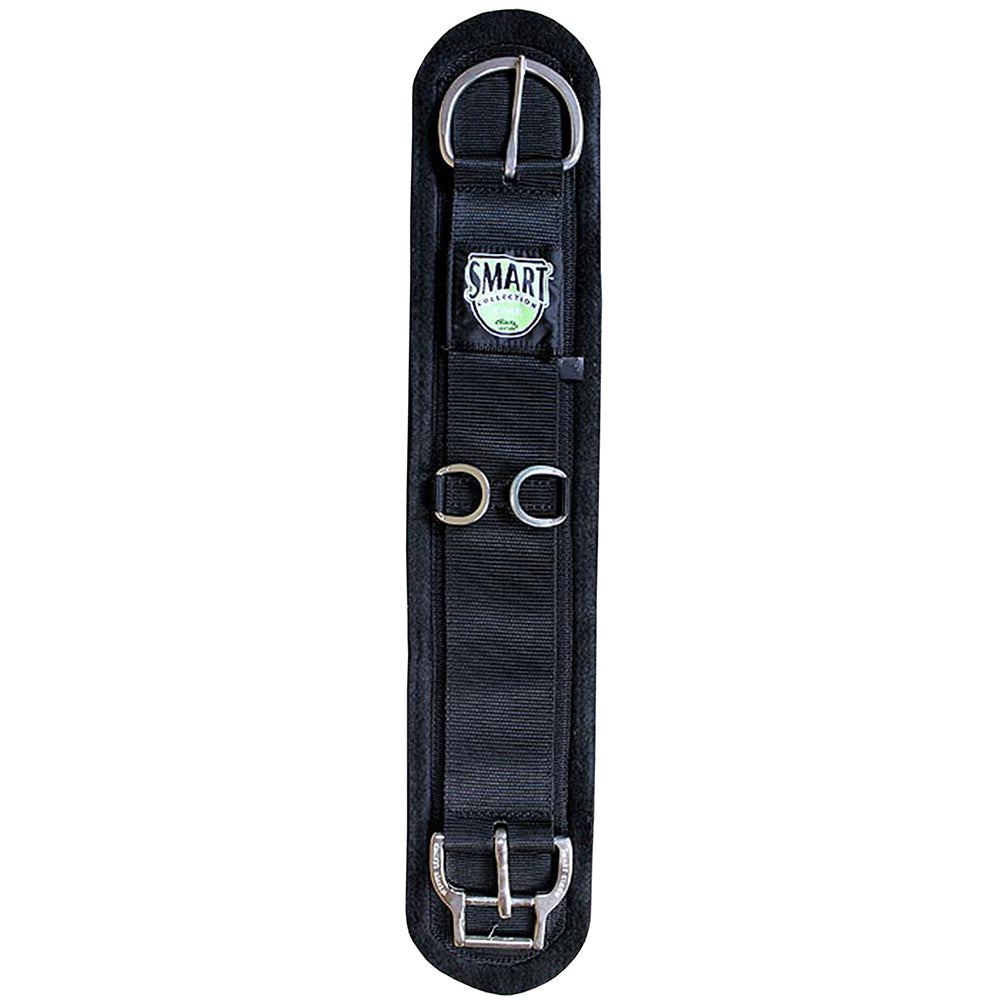 26 In. Weaver Black Felt Lined Straight Horse Cinch Roll Snug Buckle