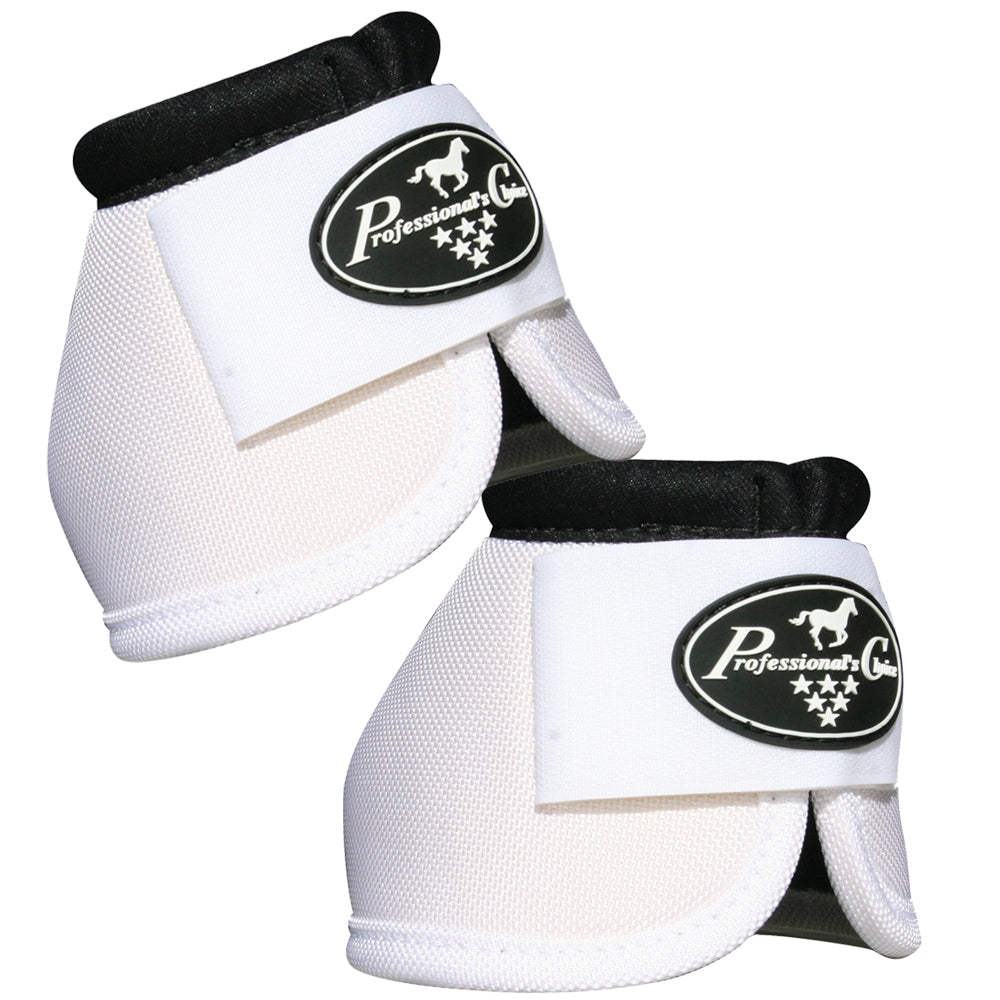 Professional Choice Tack Ballistic Overreach Horse Bell Boots White