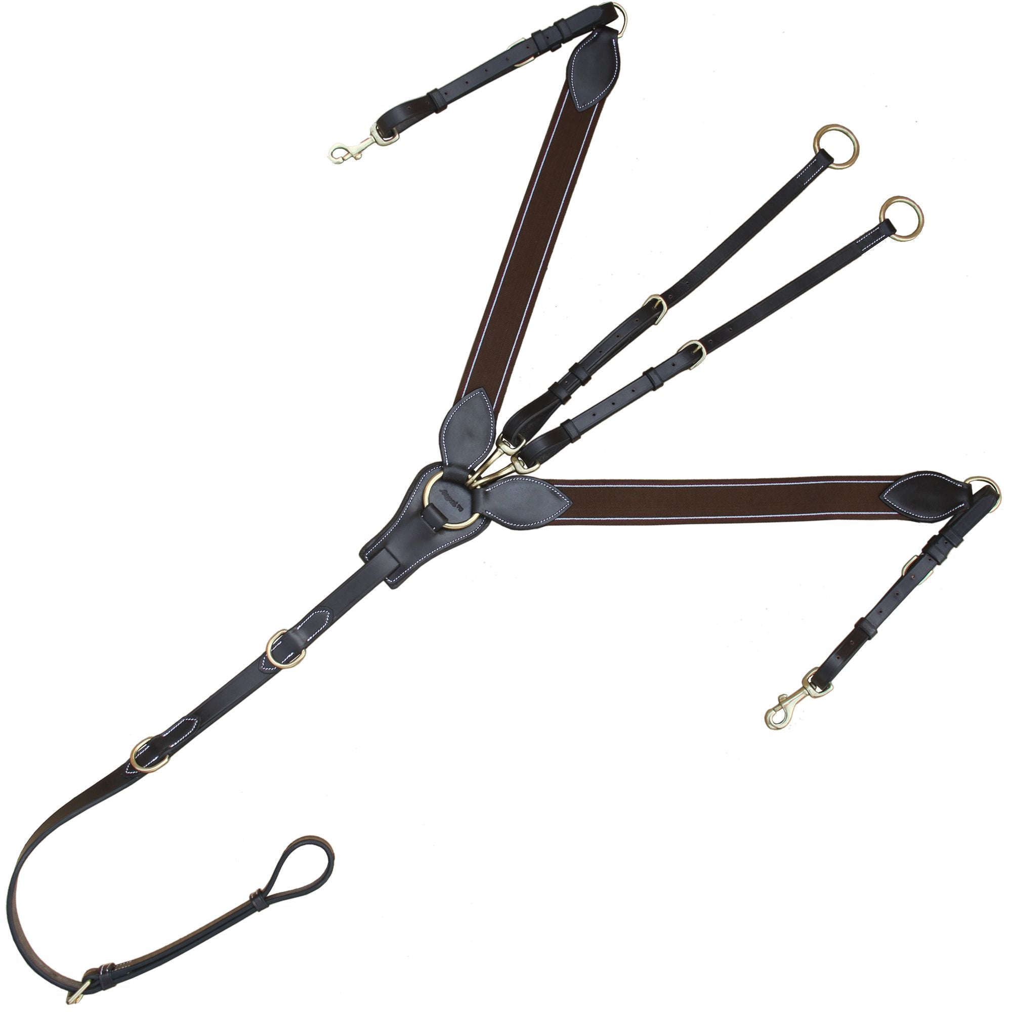 ExionPro Wide Elastic 3 Point Breastplate - Matching Elastic