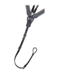 ExionPro Wide Elastic 3 Point Breastplate - Grey Elastic & White Lines