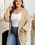 Leilany Tie Sleeve Open PLUS Cardigan