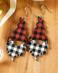 Kensley Print Christmas Dangle Earrings