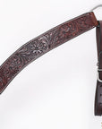 HILASON Western Horse Headstall Breast Collar Set Tack Genuine American Leather