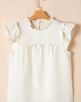 Ava Trim Waffle Knit Blouse