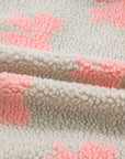Bow Tie Sherpa Quarter Zip Sweatshirt