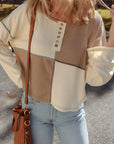Jaliyah Knit Stitch Detail Long Sleeve Top