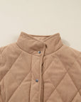 Elizabeth Cord Snap Vest Plus Jacket