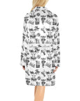 Baha Ranch Cowboy Print Women's Western Bath Robe