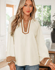 Maren Long Sleeve Blouse Long Sleeve Top