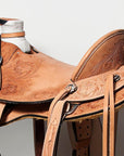 Western Horse Wade Saddle American Leather Ranch Roping Tan Hilason