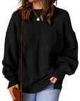 Ella Color Puffy Sleeve Sweater