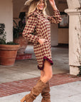 Novalee Mini Shirt Dress Long Sleeve Top