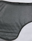Hilason Memory Foam Saddle Pad Black – Breathable Quilted Non-Slip Horse Saddle