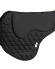 Hilason Memory Foam Saddle Pad Black – Breathable Quilted Non-Slip Horse Saddle
