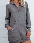 Frankie Ribbed Patchwork Sweatshirt Dress