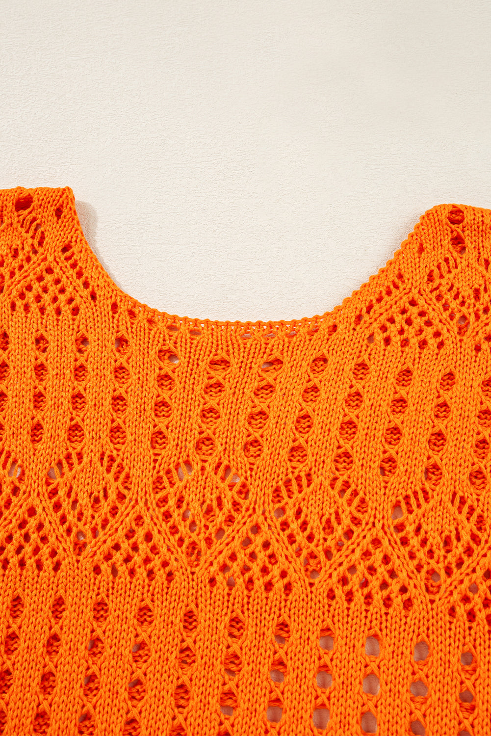 Emerson Crochet Scallop Edge Sweater