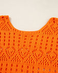 Emerson Crochet Scallop Edge Sweater