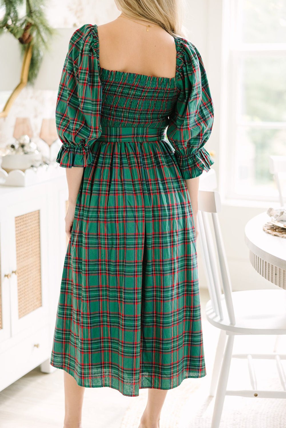 Scarlett Waist Flared Midi Dress