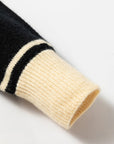 Briella Colorblock Stripe Collared Sweater