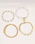 April Beaded Chain Bracelet Set