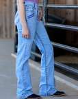 YOAKUM TROUSERS PURPLE POCKET