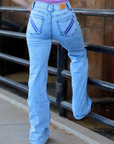 YOAKUM TROUSERS PURPLE POCKET