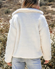 Kaia Button Pocketed Lapel Collar Jacket