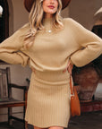 Edith High Puff Sleeve Sweater