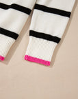 Avery Contrast Drop Shoulder Sweater