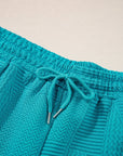 Allie Textured Ruffle Lounge Set
