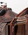 Western Horse Wade Saddle American Leather Ranch Roping Dark Brown