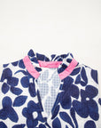 Margaret Colorblock Notched Mini Dress