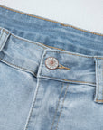 Kimberly Length Distressed Skinny Jeans