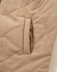 Elizabeth Cord Snap Vest Plus Jacket