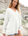 Mara Shoulder Exposed Seam Hoodie