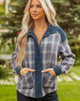 Latara Zip Up Snap Jacket