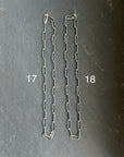 Sterling Silver Medicine Man Eye Paperclip Chain – 22” – Artist Jason Ogg