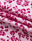 Floral Cutout Back Empire Waist Maxi Dress