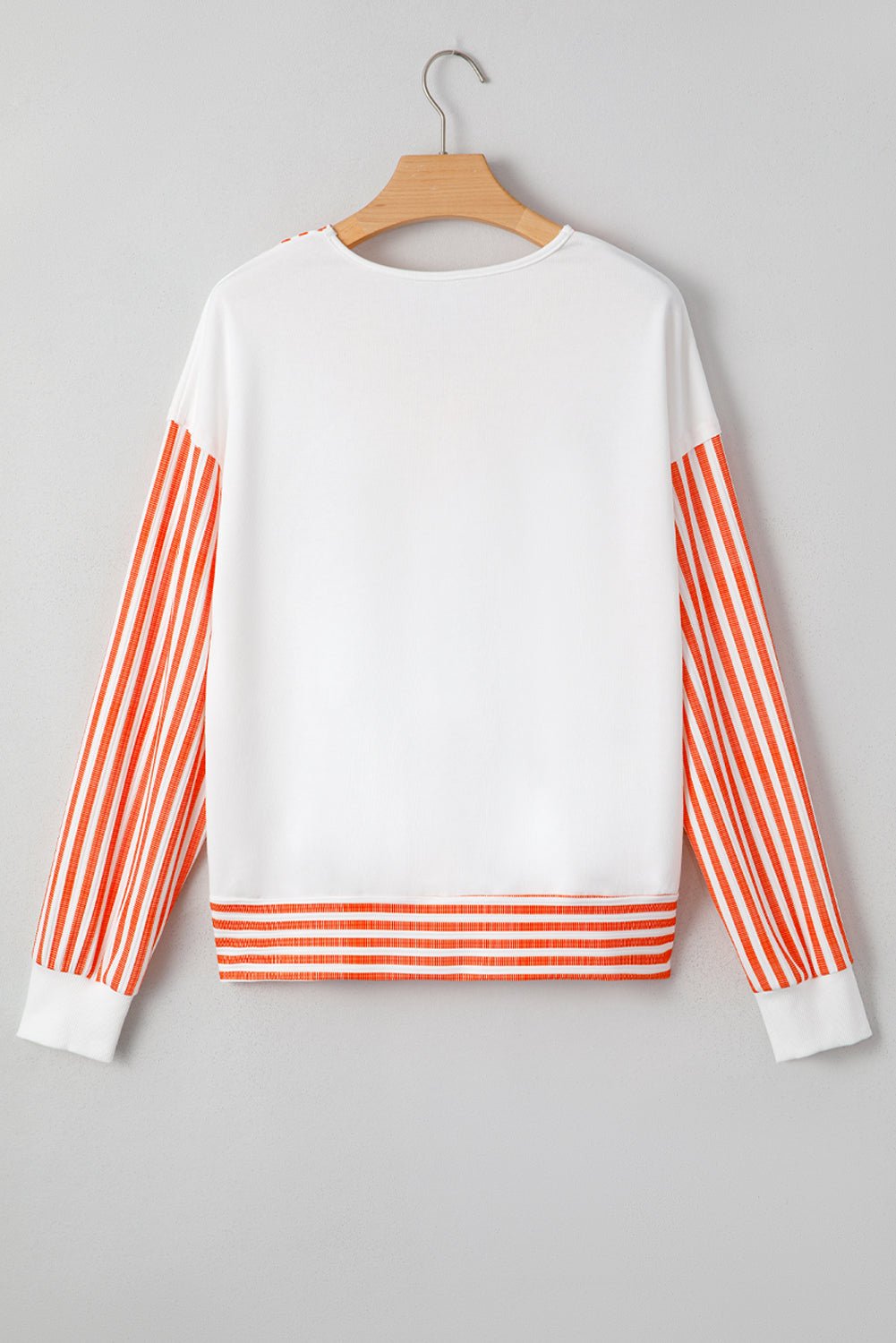 Isla Drop Shoulder Patchwork Long Sleeve Top