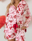 Laurel Pcs Pajama Set Long Sleeve Top
